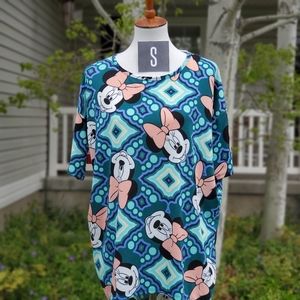 LuLaRoe Disney Irma, Small, green, orange, purple